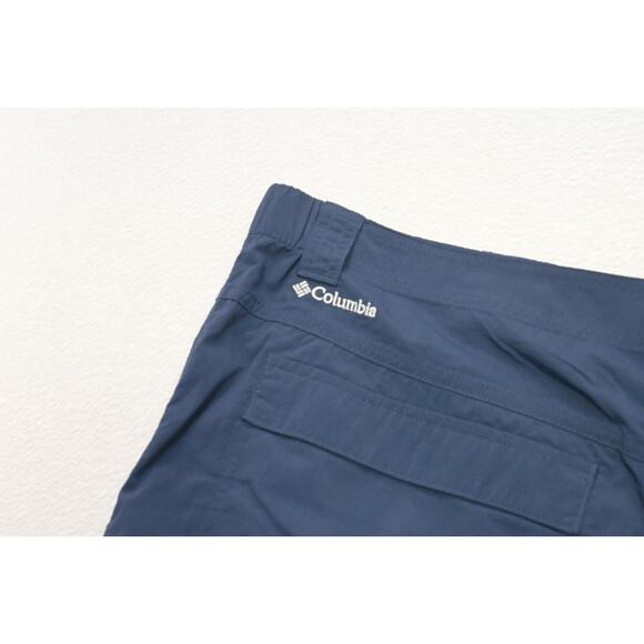 Columbia Omni-Shade Cargo Shorts Blue Fishing Hiking Camping Mens Size 42 - Picture 10 of 10